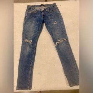 Levi's distressed jeans